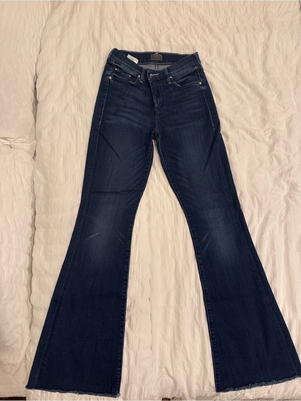 MOTHER Dark Blue Flare Jeans